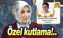 Musab Çınar'a özel kutlama geldi!..