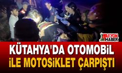Kütahya'da Otomobil ile Motosiklet Çarpıştı: 5 Yaralı