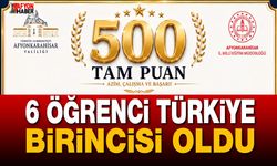 6 Öğrenci Türkiye Birincisi Oldu