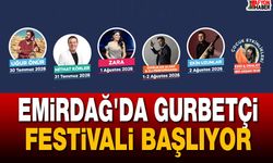 Emirdağ'da Gurbetçi Festivali Başlıyor