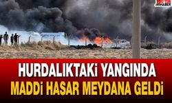Hurdalıktaki Yangında Maddi Hasar Meydana Geldi