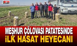 Meşhur Çölovası Patatesinde İlk Hasat Heyecanı