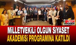 Milletvekili Şeref Olgun Siyaset Akademisi Programına Katıldı