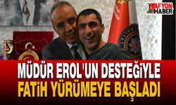 Müdür Erol'un Desteğiyle Fatih Yürümeye Başladı