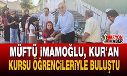 Müftü İmamoğlu, Kur'an Kursu Öğrencileriyle Buluştu
