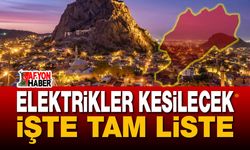 OEDAŞ Afyonkarahisar ili elektrik kesintileri duyurusu