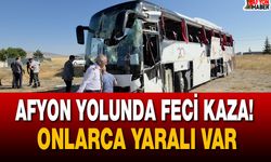 Kütahya Afyon Yolunda Feci Kaza! Onlarca Yaralı Var