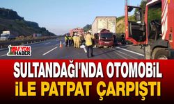 Sultandağı'nda Otomobil İle Patpat Çarpıştı