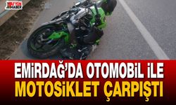 Afyon’da Otomobil Ve Motosiklet Çarpıştı