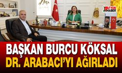 Burcu Köksal Dr. Mustafa Enis Arabacı’yı Ağırladı