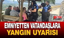 Polis Ekipleri Vatandaşa Yangın Eğitimi Verdi
