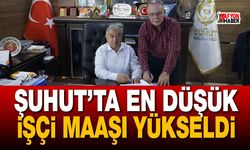 Şuhut’ta En Düşük İşçi Maaşı Yükseldi