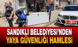 Sandıklı Belediyesi’nden yaya güvenliği hamlesi