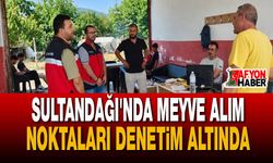 Sultandağı'nda Meyve Alım Noktaları Denetim Altında