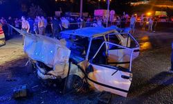 Tofaş otomobil kağıt gibi ezildi, sürücü öldü