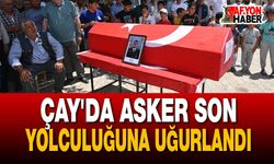 Çay'da Asker Son Yolculuğuna Uğurlandı