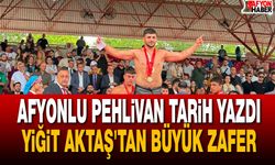 Afyonlu Pehlivan Kırkpınar Yağlı Güreşleri'nde Tarih Yazdı