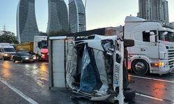 Zincirleme trafik kazası 11 araç birbirine girdi