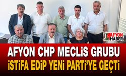Afyon CHP Meclis Grubu İstifa Edip Yeni Parti’ye Geçti