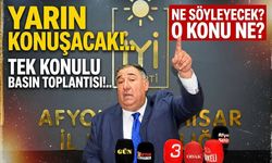Basın toplantısında tek konu? O konu ne?!..