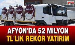 Afyon’da 52 milyon TL’lik rekor yatırım