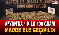 Afyon’da 1 kilo 100 gram madde ele geçirildi