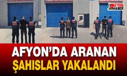Afyon’da aranan şahıslar yakalandı