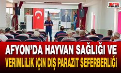 Afyon’da hayvan sağlığı ve verimlilik için dış parazit seferberliği
