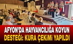 Afyon’da hayvancılığa koyun desteği: kura çekimi yapıldı