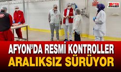 Afyon’da resmi kontroller aralıksız sürüyor