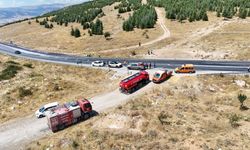 Afyon'da yola boya döken sürücünün cezası belli oldu