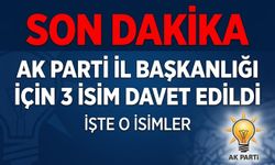 Afyon İl Başkanı belli oluyor: AK Parti'de 3 isim görüşmeye davet edildi