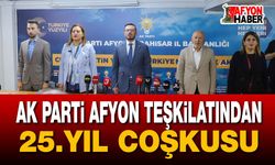 Ak Parti Afyon teşkilatından 25.yıl coşkusu