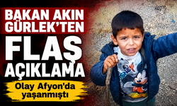 Bakan Akın Gürlek'ten Afyon'daki olayla ilgili açıklama