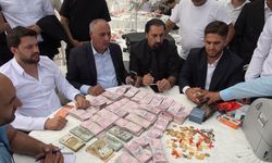Aşiret düğününde milyonlar havada uçuştu!