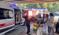 Işıklı kavşakta kaza: Tır ve otomobil çarpıştı