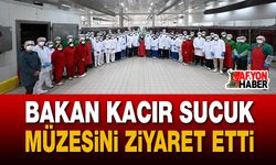 Bakan Kacır Sucuk Müzesini Ziyaret Etti