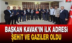 Başkan Kavak’ın ilk adresi şehit ve gaziler oldu