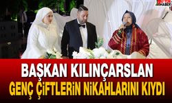 Başkan Kılınçarslan genç çiftlerin mutlu gününe ortak oldu