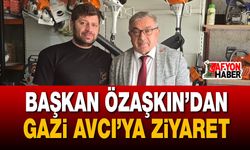 Başkan Özaşkın’dan Gazi Avcı’ya ziyaret
