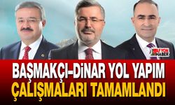 Başmakçı–Dinar yol yapım çalışmaları tamamlandı