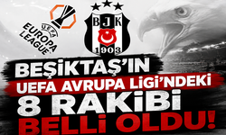 Beşiktaş’ın UEFA Avrupa Ligi’ndeki 8 rakibi belli oldu!