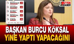 Başkan Burcu Köksal, yine yaptı yapacağını!..