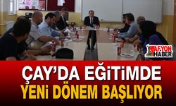 Çay’da eğitimde yeni dönem başlıyor