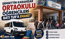 Şemsettin Karahisar Ortaokulu Öğrencileri Batı Tur’a Emanet