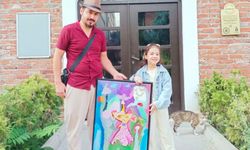 Frig Sergisine 6 Yaşındaki Minik Ressam Damga Vurdu