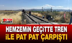 Pat Pata Çarpan Tren Can Aldı