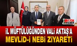 İl Müftülüğünden Vali Aktaş'a Mevlid-İ Nebi ziyareti