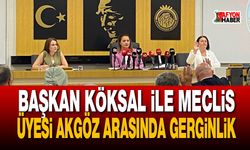 Başkan Köksal ile Meclis Üyesi Akgöz Arasında Gerginlik