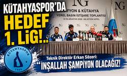 Kütahyaspor'da tek hedef, 1 Lig!..